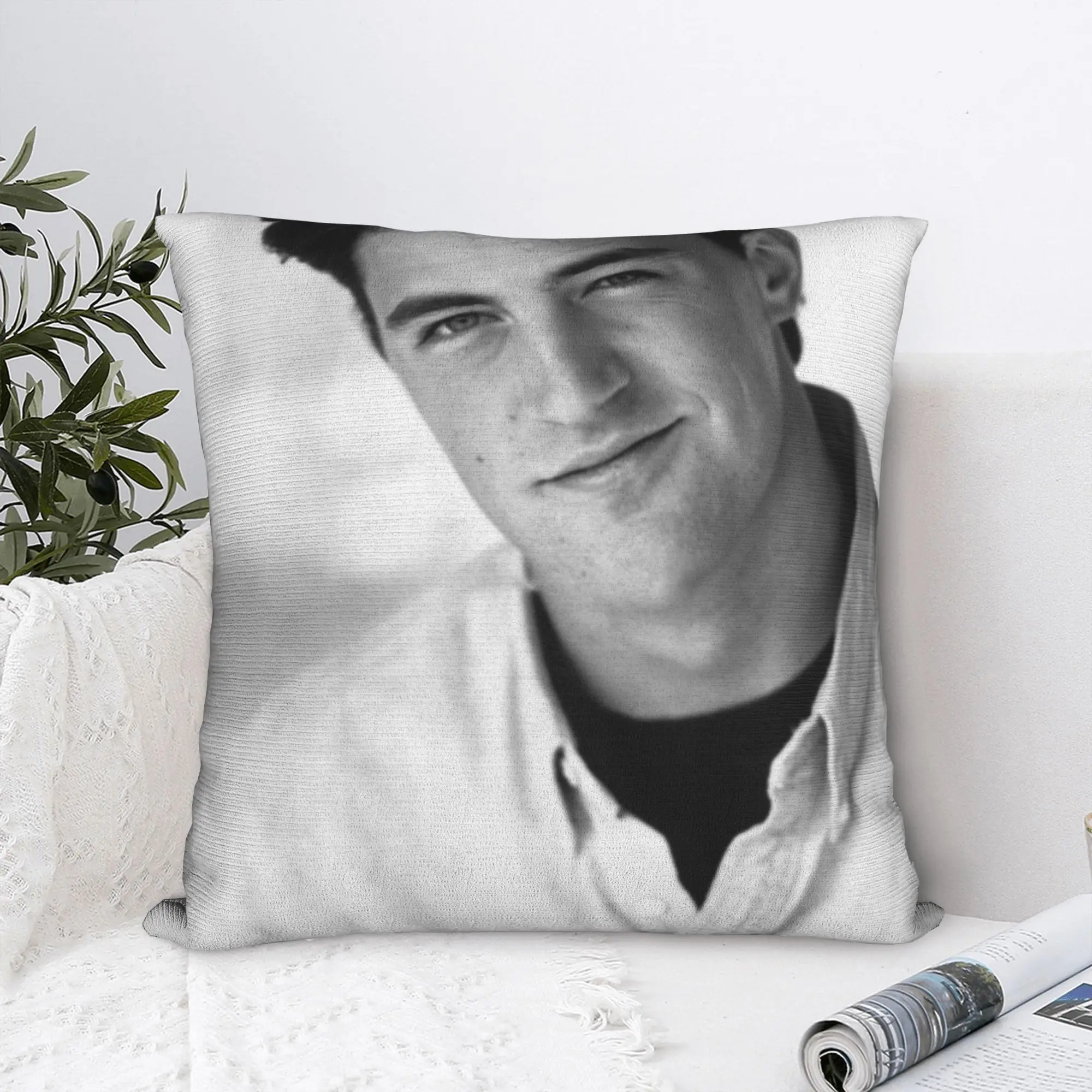 Matthew Perry Friends TV Pillowcase Printed Polyester Cushion Cover Decoration  Pillow Case Cover Bed Zippered 40*40cm