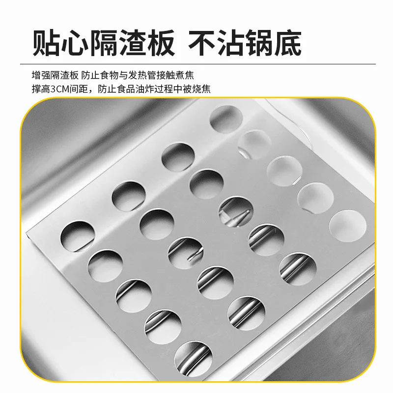 Churros Machine Snack Food Processing Equipment Commercial Deep Fryer, Stainless Steel, Fried Dough Sticks, Tofu & Skewer Maker - view 3