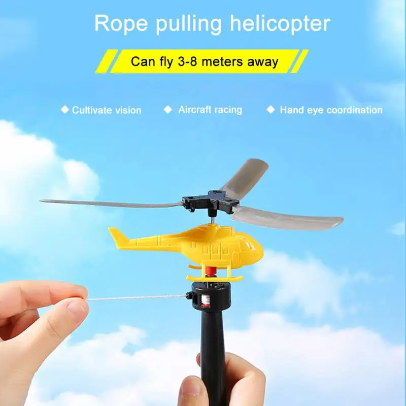 

Outdoor Toys Easy To Assemble Bamboo Dragonfly Toys For Children Play Helicopter Aviation Model Children Gift Plastic