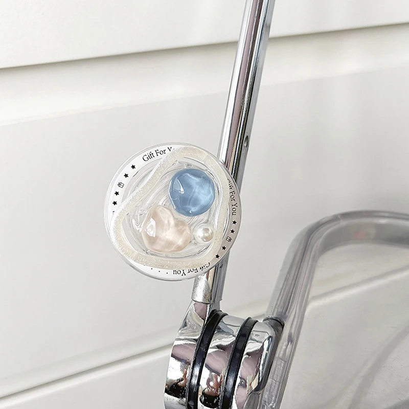 لؤلؤة ضوء فاخر حامل مغناطيسي حامل قبضة الهاتف توك انفصال المحمول قوس ل Magsafe جراب هاتف دعم هدية #6