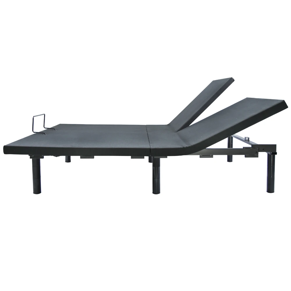 Factory Wholesale Black Split King Adjustable Bed Electric Bed Frame Adjustable With Remote Control