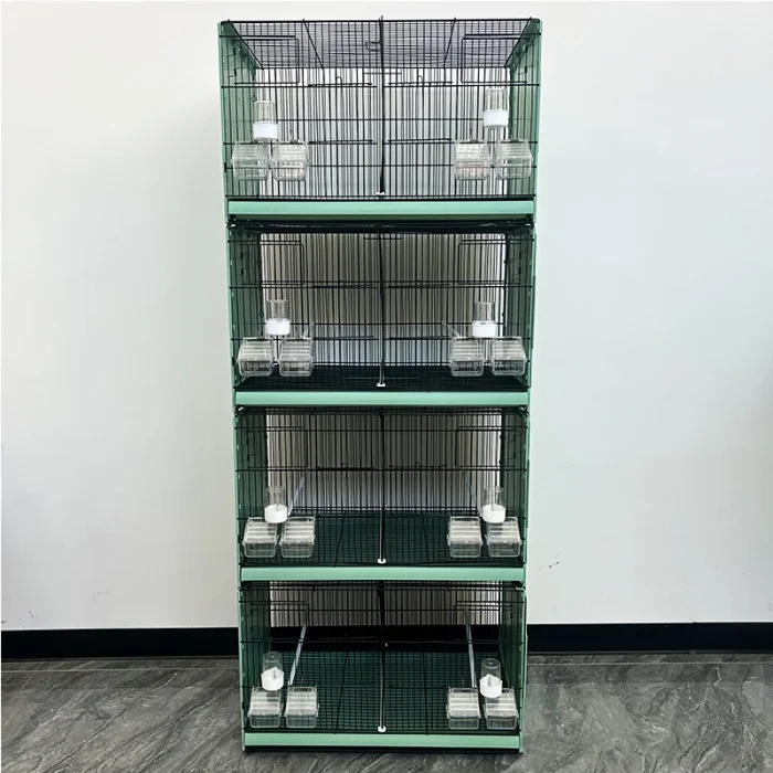 Best-Selling in the Year Breathable Easy to Assemble Parrot Breeding Cage With Backboard Sanitary Bird House
