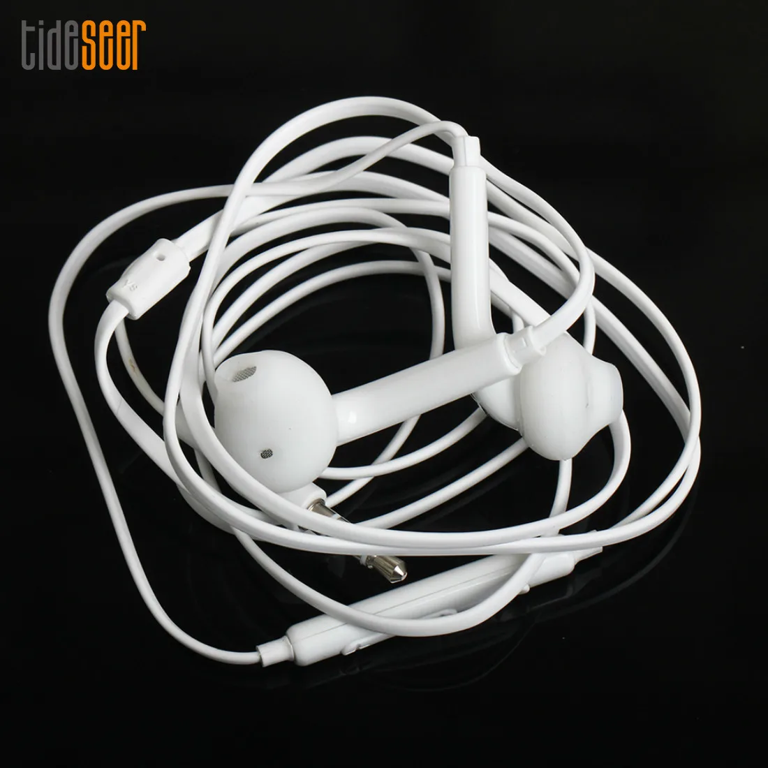 2000pcs 3.5mm Jack In-Ear Earphone Wired Stereo Headset Earbuds with Mic for Samsung Galaxy S6 Xiaomi Smart Phone For Video Game