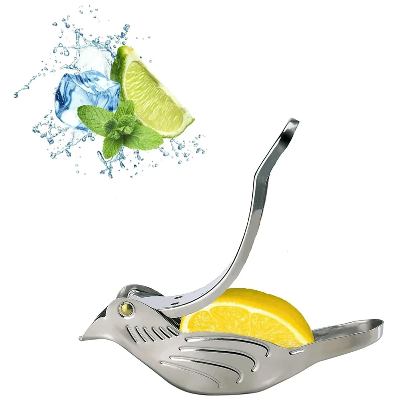 

Portable Stainless Steel Bird Manual Lemon Juicer Lime Squeezer Fresh Fruit Juicers Extractors Kitchen Gadgets Tools Accessories