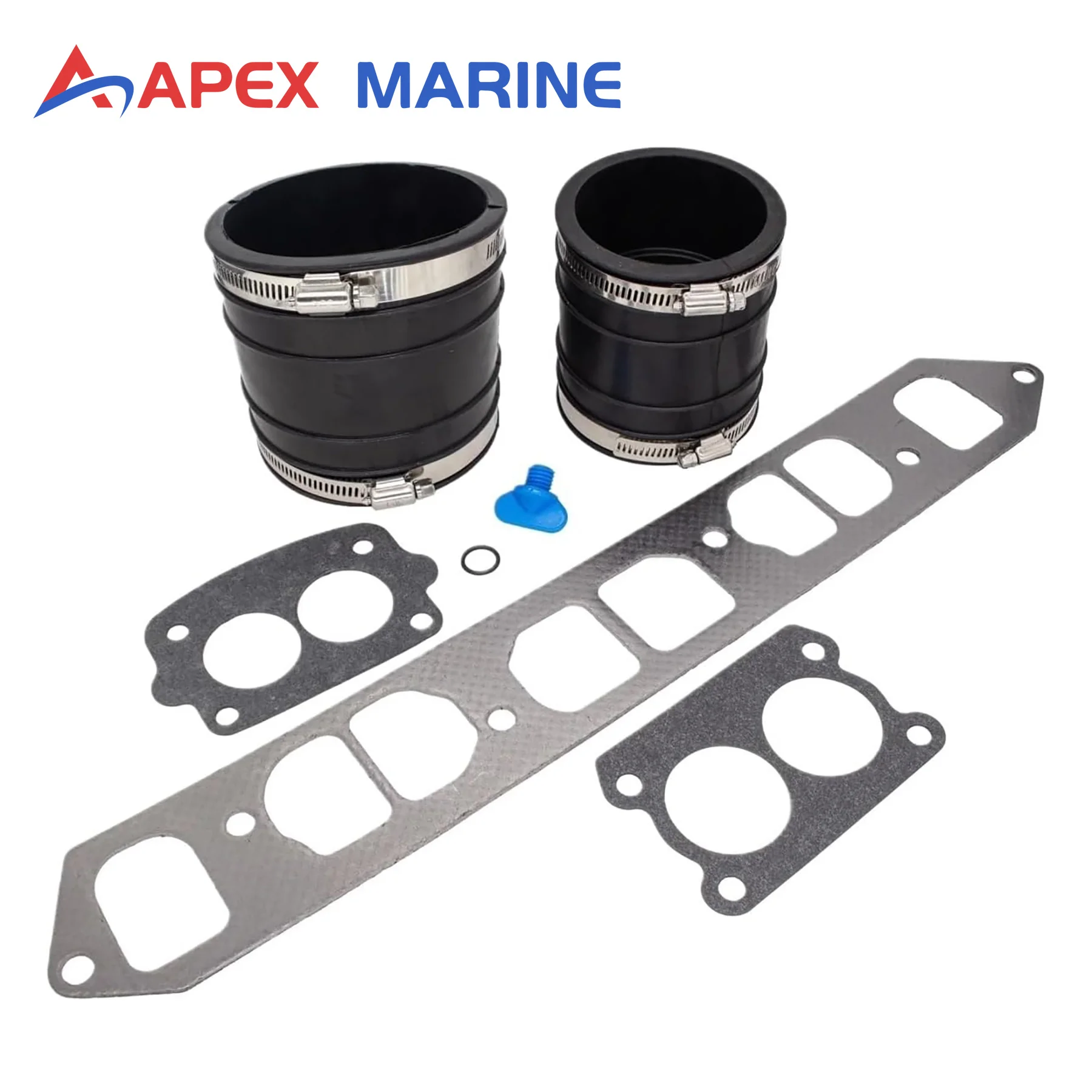Exhaust Bellow Kit with Gasket 32-44348T Fits for Mercruiser 120/140 Inline 4 153/181 CID 4-Cyl Sterndrive Motor 32-90949T 96429 view 5
