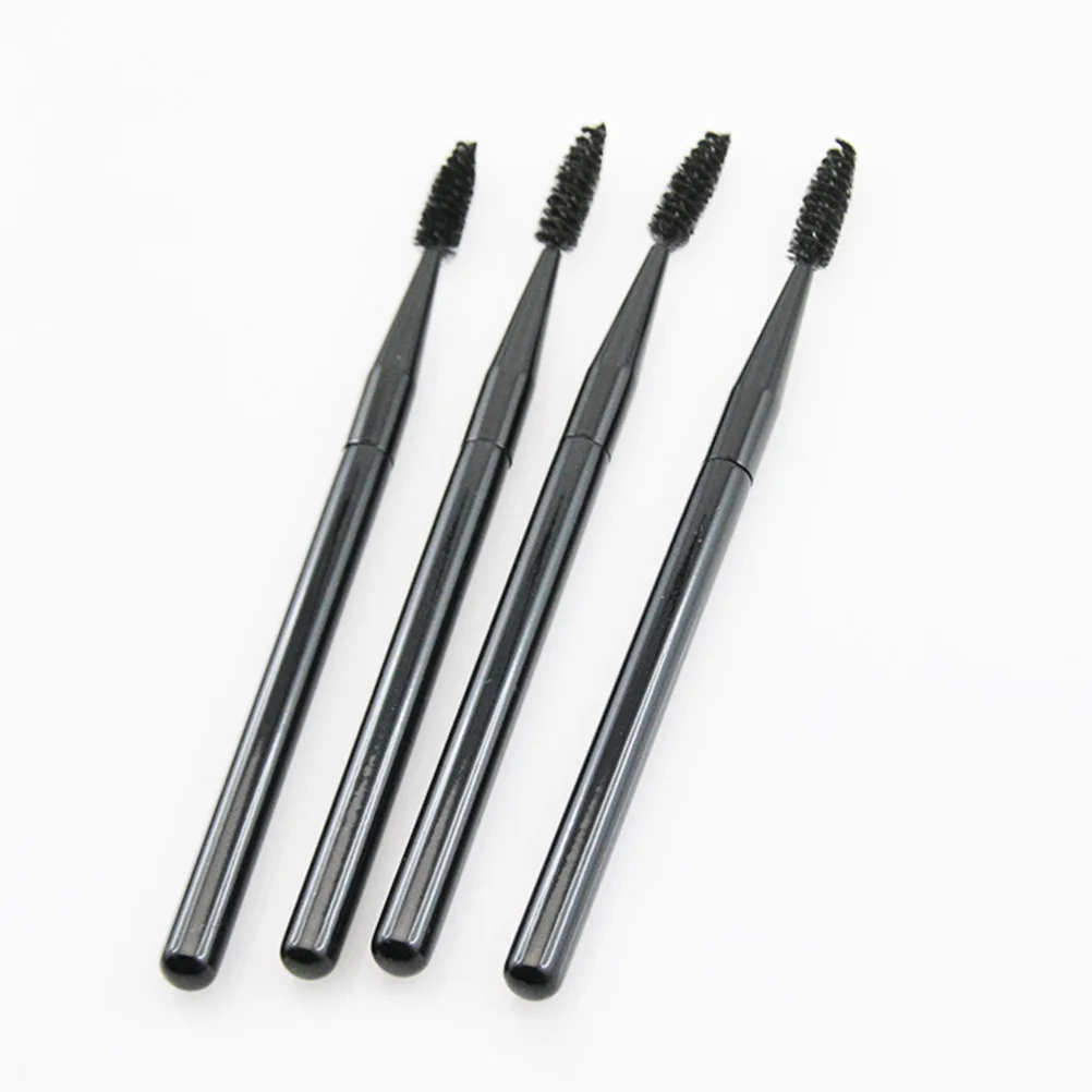 4 قطعة فرشاة رمش لاش مشط الحاجب فرشاة لاش الصولجانات المحمولة ماكياج أداة رمش تمديد لوازم الماسكارا #3