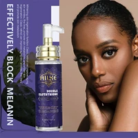 AILKE Kit de soins de la peau 5 en 1 au glutathion pour femmes, avec Lotion pour le corps, sérum, crème anti-taches foncées, crème pour le corps, savon éclaircissant 3