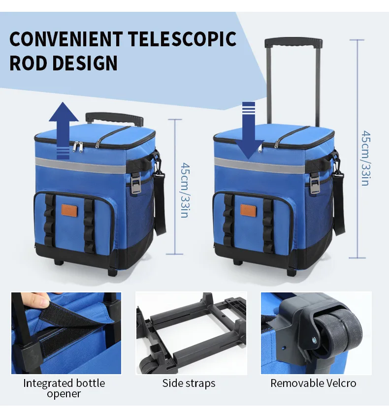 Popular Portable Takeaway Insulated Box 3d Printing Logo Design Electric Refrigeration Cooler Three Sets