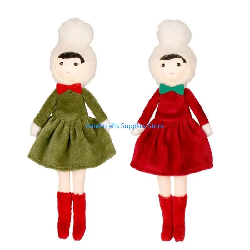 R1WA Nordic Girl Doll Christmas Tree Decoration for Indoor and Outdoor Holiday Party 2025 New Dropping