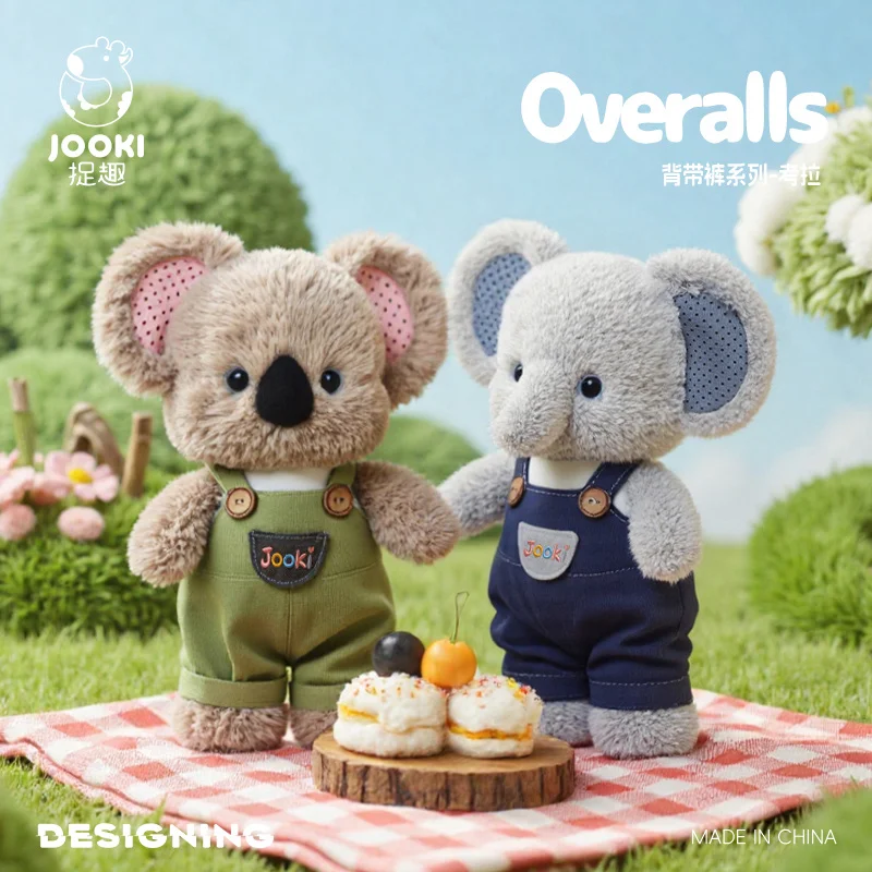 새로운 동물 시리즈 오버올 코끼리 곰 고양이 하마 코알라 원숭이 슈퍼 소프트 봉제 장난감 베개 만화 소녀들을 위한 선물