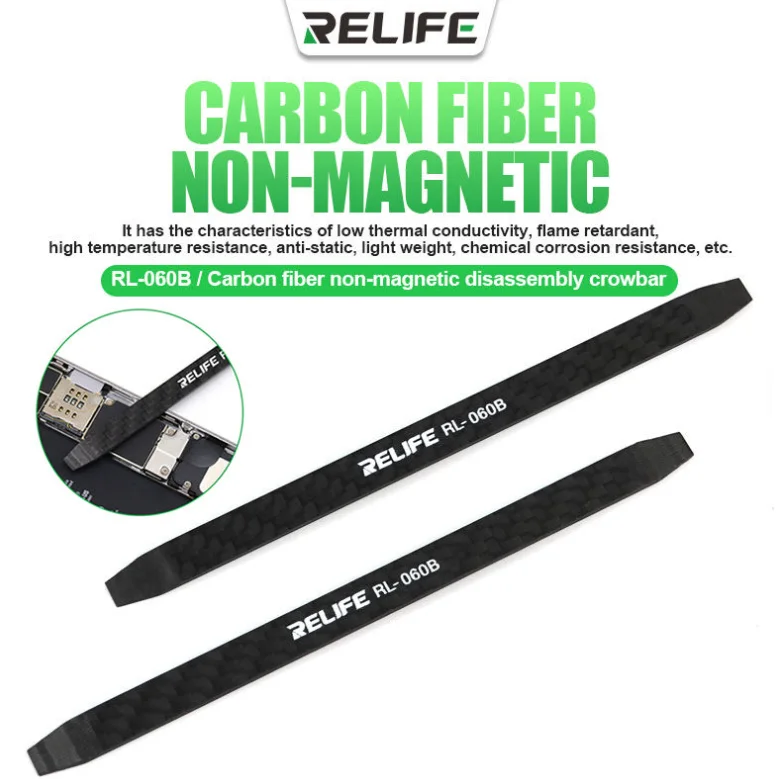 

RELIFE RL-060B Carbon Fiber Non Magnetic Disassembly Crowbar Open Tool