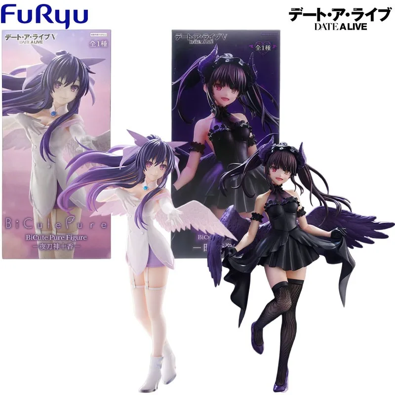 

In Stock FuRyu Genuine BiCute Pure DATE A LIVE Yatogami Tohka Tokisaki Kurumi Anime Character Gift Collection Action Toys Model