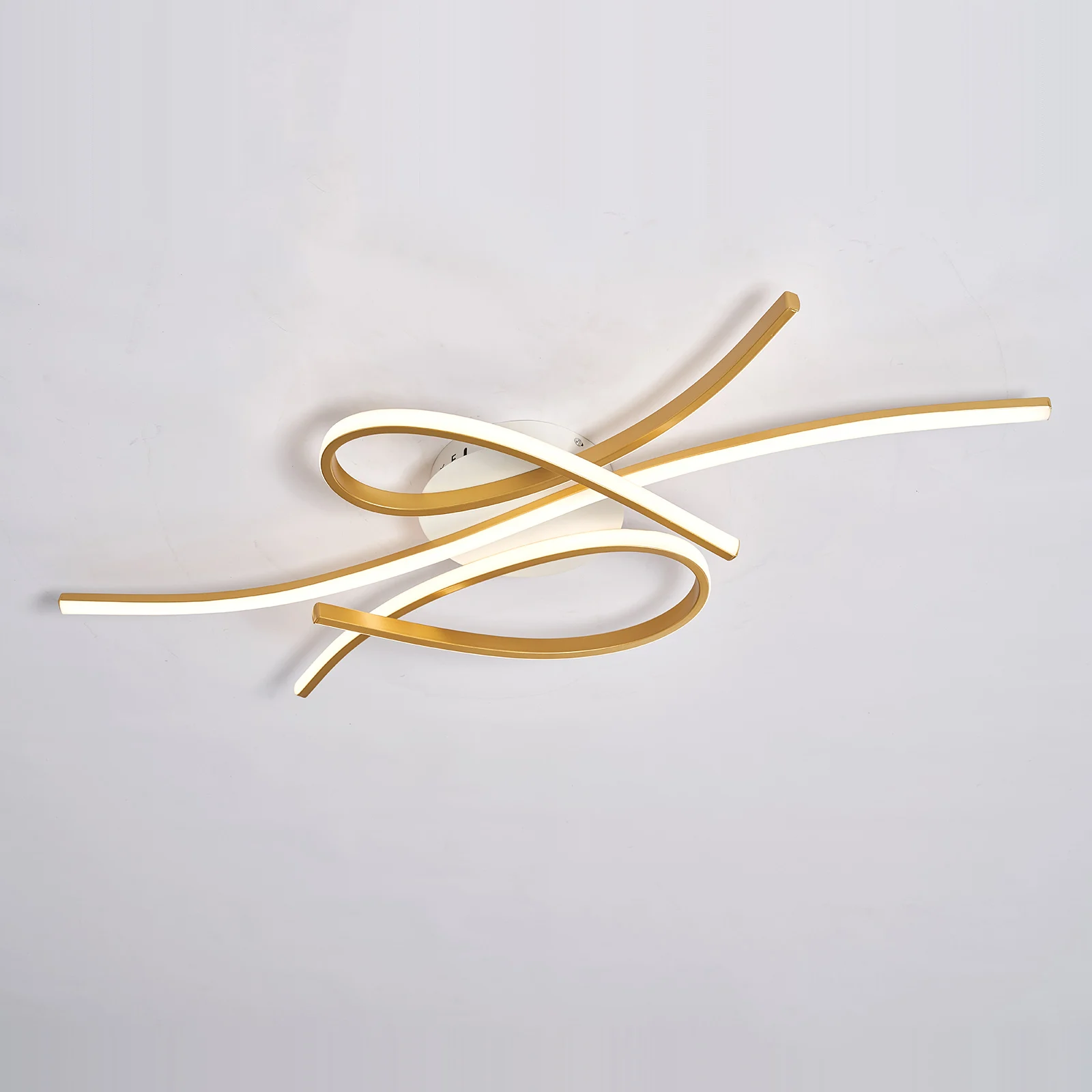 Smart Home Alexa Modern Led ceiling lighs for livingroom bedroom decoration maison Ceiling Lamp Gold/Black Ceiling light lamp