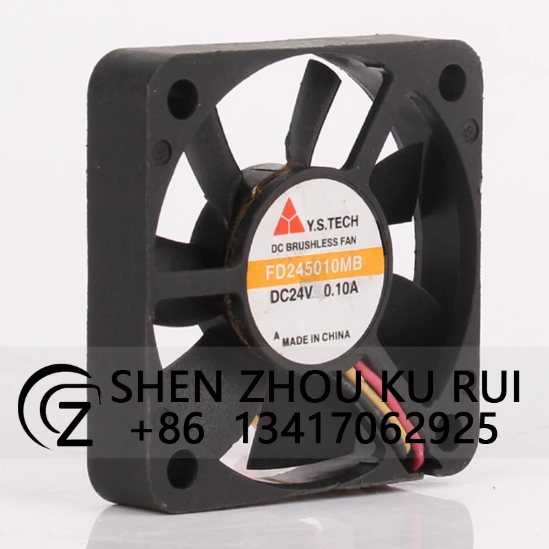 Case Fan for Y.S.TECH FD245010MB 50*50*10mm 5010 5CM 24V 0.1A Large Air Volume Inverter Cooling Fan