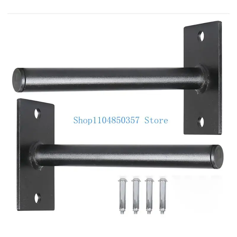 652F Durability Pull Up Handle With Weight Plate Rod Wall Mounted Barbell Plate Rack For Versatile Muscle Building Exercises