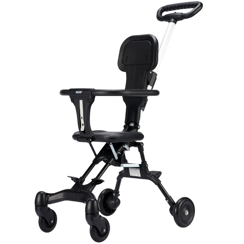 Cochecito de beb de dos manera asiento plegable ligero cuatro cochecito de ruedas de entrega en nombre de