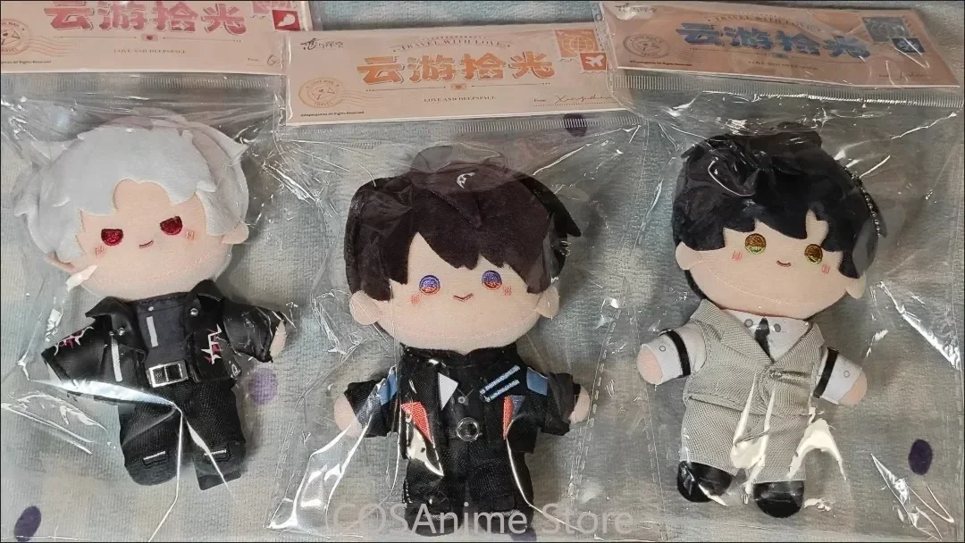 Love and deepspace Xavier Rafayel Sylus Caleb 13cm Official Game Cosplay Plush Stuffed Soft Cartoon Plushie Anime Dolls Fan Gift