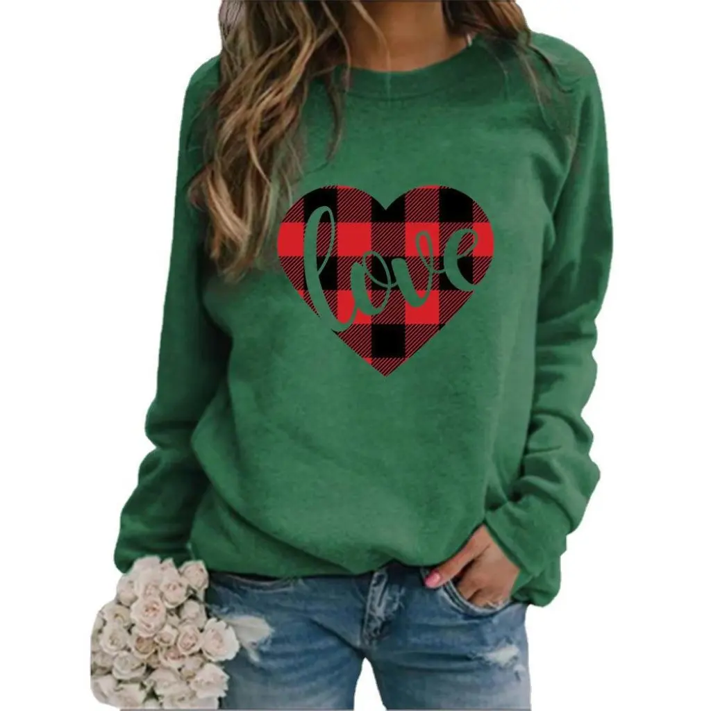 Sweat-shirt à col rond pour femmes, mode européenne et américaine, Station indépendante, nouveau produit pour la vente de la saint-valentin