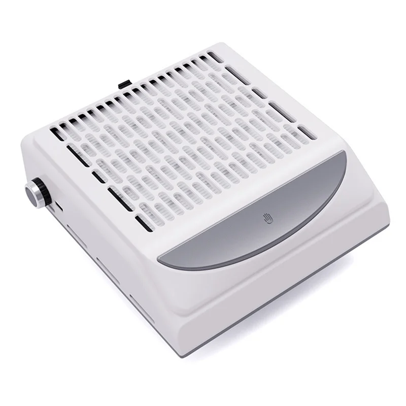 PB-Raccoglitore di polveri per unghie per manicure, aspiratore da 100 W Aspiratore Potente ventola per unghie, spina europea bianca durevole