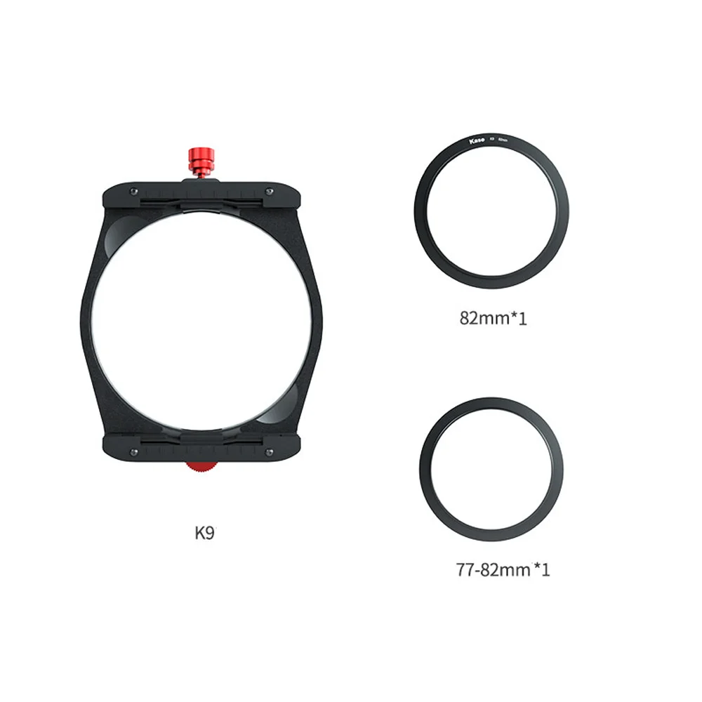 Kase K9 100mm Metal Square Filter Holder Bracket for Canon Nikon 77mm 82mm Lens For Lee Haida Hitech 100x100m 100x150mm Filter