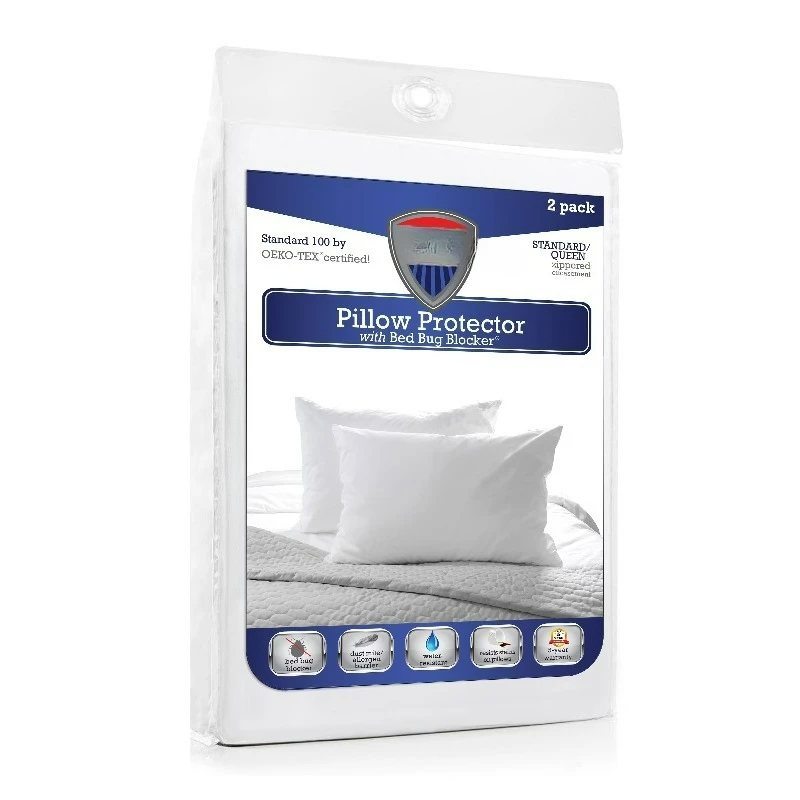 

Чехол для подушки, 2 шт., на молнии, водо- и грязеотталкивающий