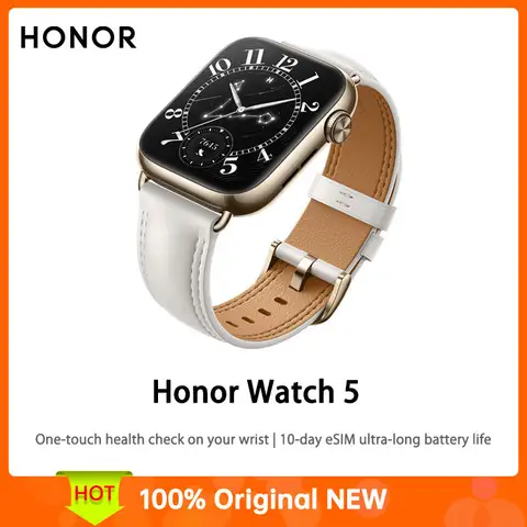 Honor Watch 5 Chinese version Honor North Star Positioning System | One-click health check on wrist | 10-day eSIM ultra-long bat