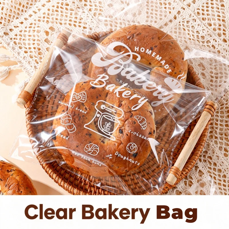 Food Storage Year Supply - 300Pcs Bread Bags Baking Food Fruit