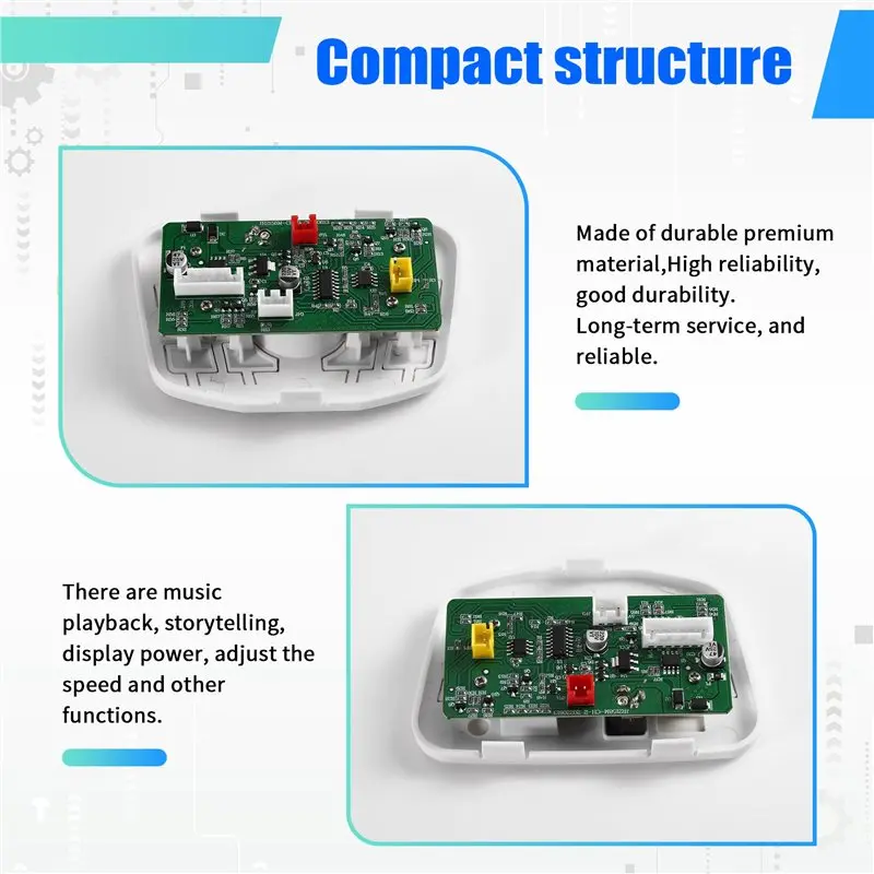 CYGJ-JR2158M Central Control Stroller Multifunctional Main Board Motherboard Part For Children' S Electric Vehicle Music Player