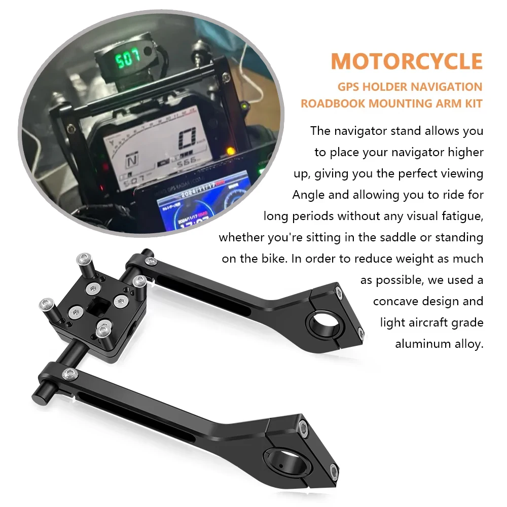 Kit de bras de montage pour livre de route, support GPS pour vélo tout-terrain, pour Beta 125-430 RR rr 2015 – 2023