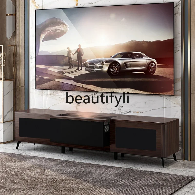 

H5556Laser projector short focus electric smart telescopic TV cabinet