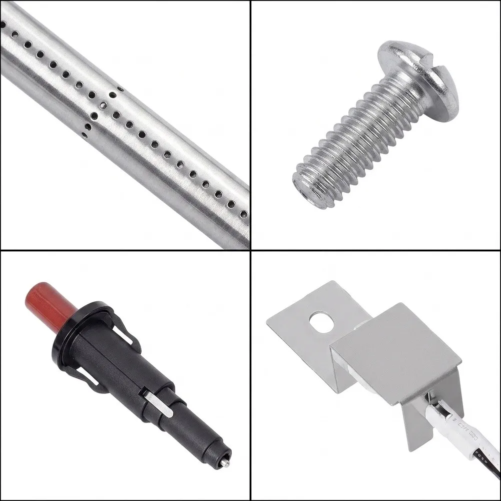 for Easy Install Barbecue Burner Kit BBQ Replacement Parts As Shown Gas Grill Igniter High Heat Resistant Uniform Flame