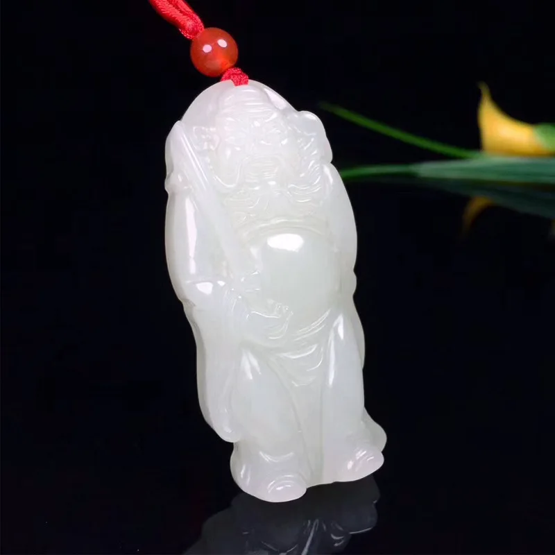 Hotan Zhongkui White Jade Pendant Men And Women