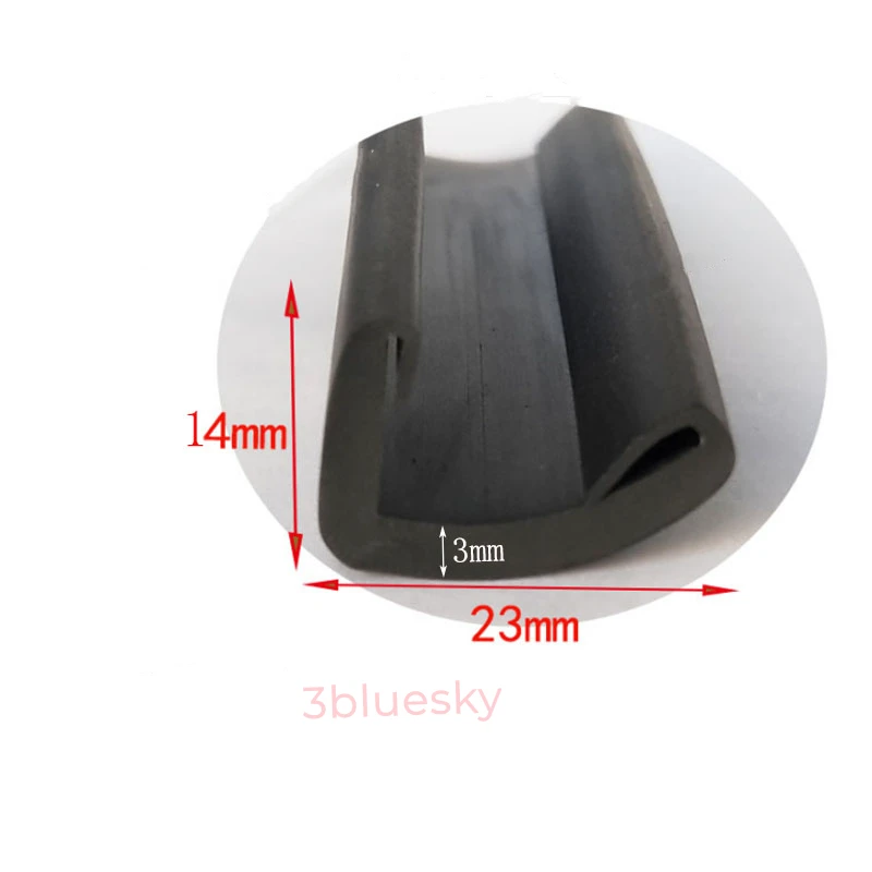 

Custom Rubber L Strip Angle Corner Protecor Edge Encloser Shield Collision Avoidance Gasket Fire Retardant 14x23mm Black