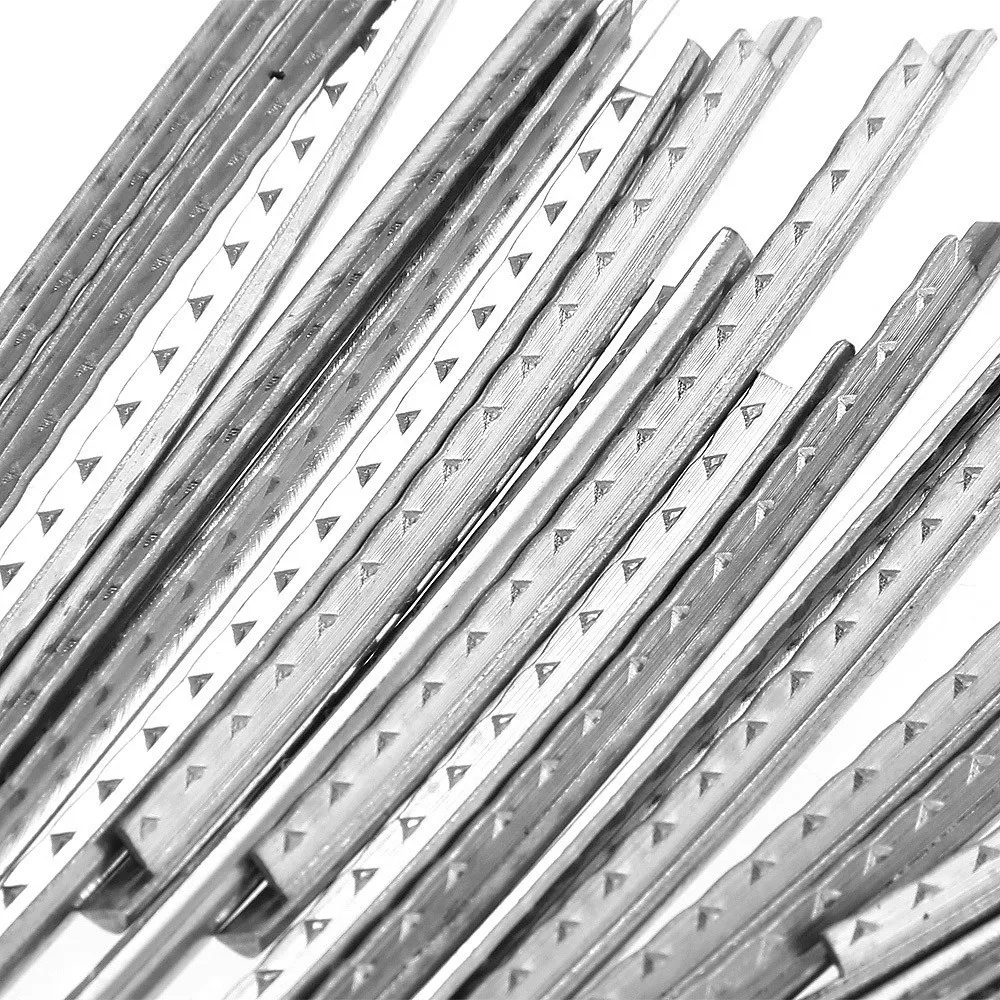 Set aus Nickel-Bunddraht, silbernen Mandolinensaiten, Gitarrenbünden, Gitarrensaiten, Gitarrenbunddraht, Bass-Zubehör – Detail 8