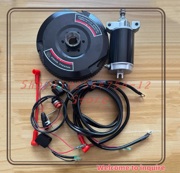 

Marine Electric Start Applicable for Civilian 2 Rush 55HP. Mercury 2 Rush 60HP Electric Start