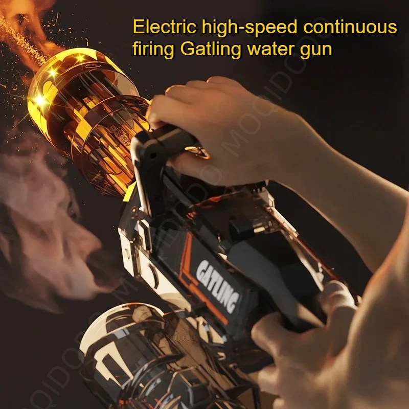 pistola-ad-acqua-elettrica-gatling-con-led-spruzzatore-d'acqua-a-nebbia-canna-rotante-giocattolo-estivo-da-piscina-per-bambini-e-ragazzi-regalo