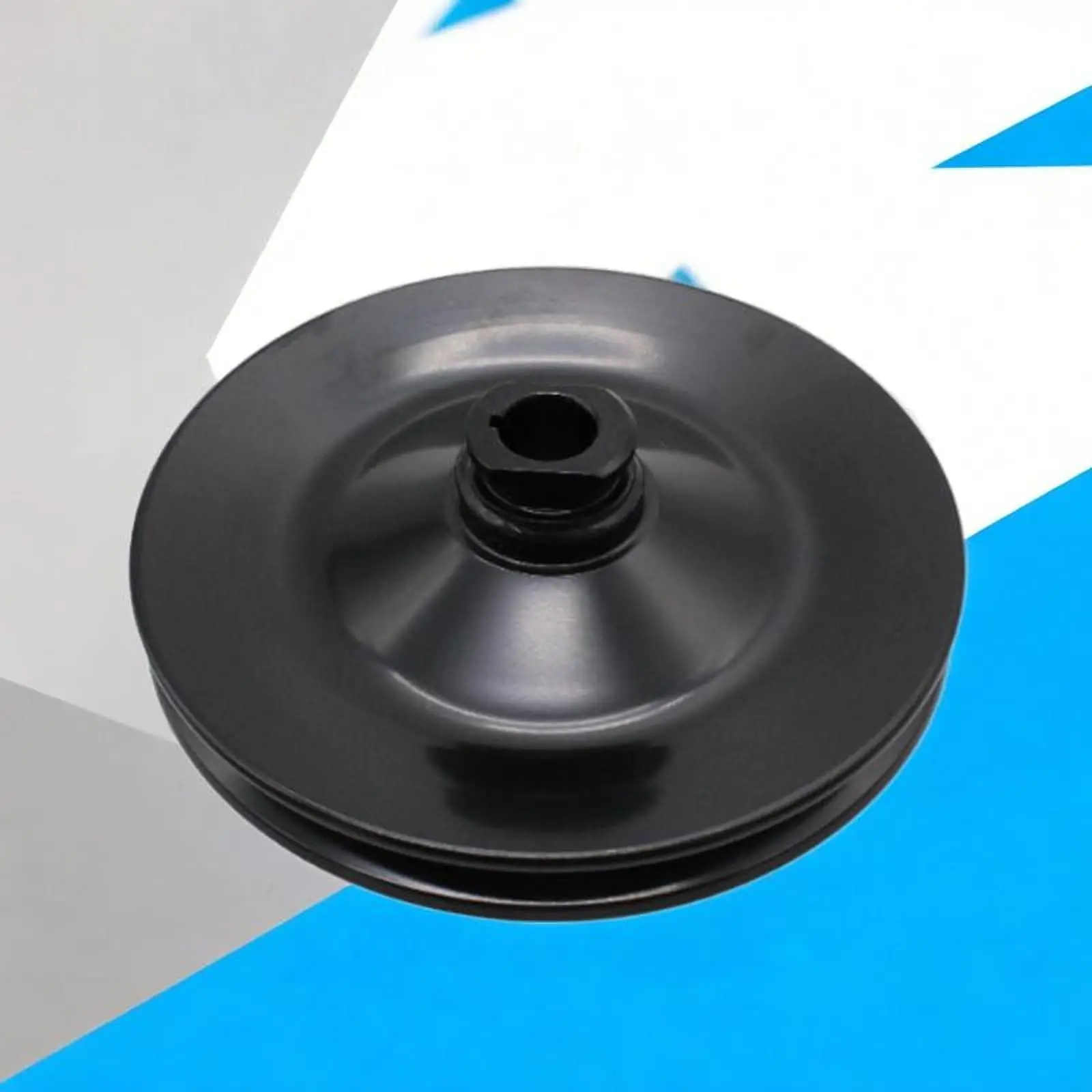 

Power Steering Pulley Black Easy Installation Single Groove for Chevy