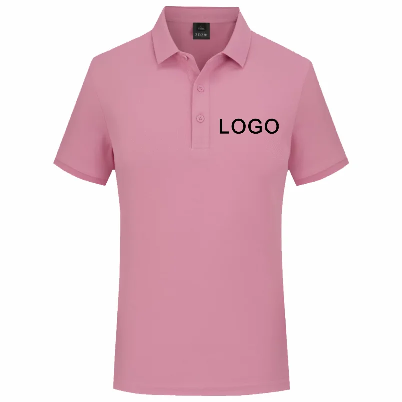 Custom Logo Polo Shirts Men Women Breathable Cotton Work Team Uniform Short Sleeve Business Casual Wholesale Company Group Tops