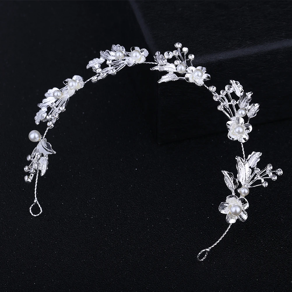 

Silver Rhinestone Hairpin Bridal Headdress Elegant Wedding Headpiece Bridal Headdress Hair Decorations for Party Prom