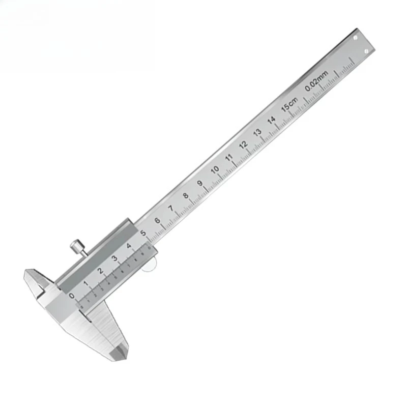 Mechanical Vernier Calipers, High Precision 0.01 Mm Resolution +/-0.02 Mm Accuracy, Stainless Steel, Rust-proof, Waterproof