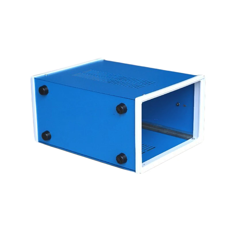 1pcs Metal Project Junction Box Electrical Power Blue Outdoor Waterproof Housing Instrument Case DIY Electronic Box Enclosure