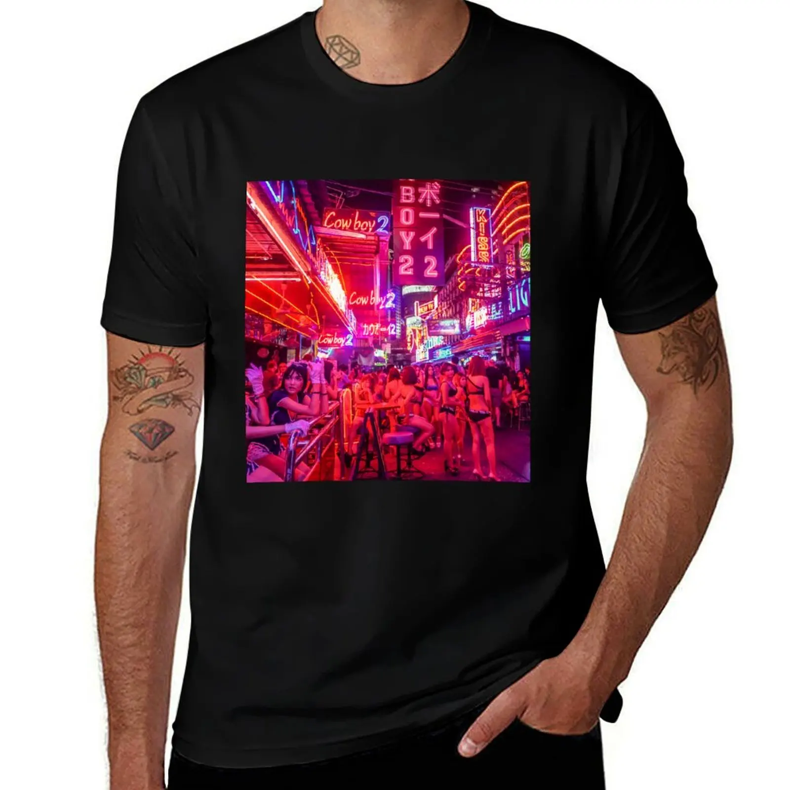 

Soi Cowboy II in Bangkok T-Shirt man t shirts for men casual t shirt custom print t shirt for man 100 percent cotton T-shirt