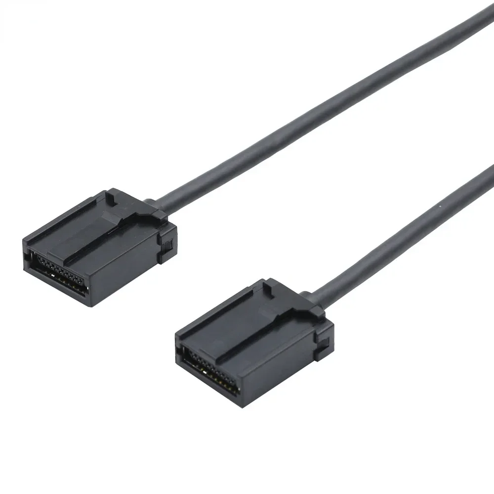HDMI EM male to HDMI E TYPE male 19P 1.4V 4K black ABS shell car HD connection cable