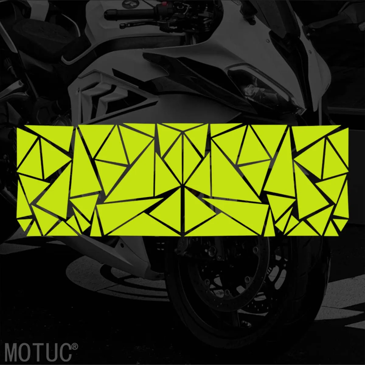 Geometrischer Riss-Motorrad-Felgenaufkleber, reflektierender Vinyl-Aufkleber, wasserdicht, UV-beständig, Felgenband, Motorrad-Dekorationszubehör – Detail 12