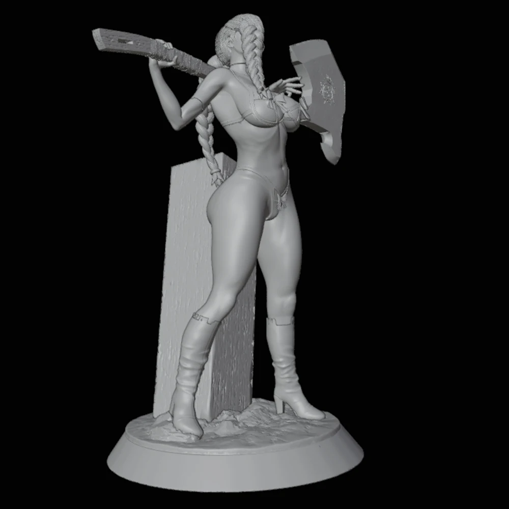 Kit de modèle d'impression 3D, beauté, angiAxe, Kokor, Mei, Mei, NSFW, figurine l'inventaire, statue de réduction bricolage, jouets non peints, 1/24