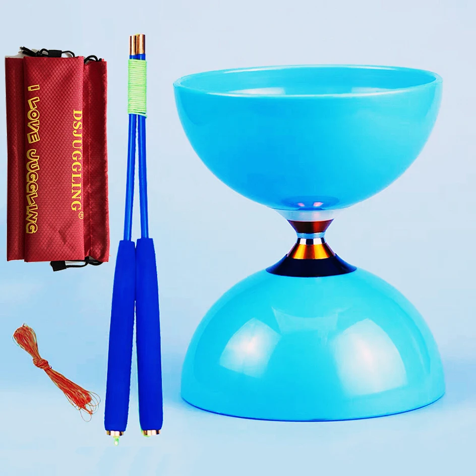 New Chinese Yo-Yo Magic Juggling Diabolos Toys Set Packing With Hand-Sticks, Bag, Spare Strings