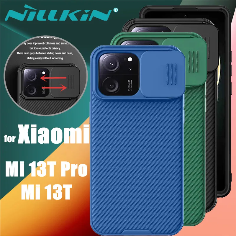 

Nillkin for Xiaomi Mi 13T Pro Case CamShield Pro Case, with Slide Camera Cover Protector Hard PC+TPU Cover