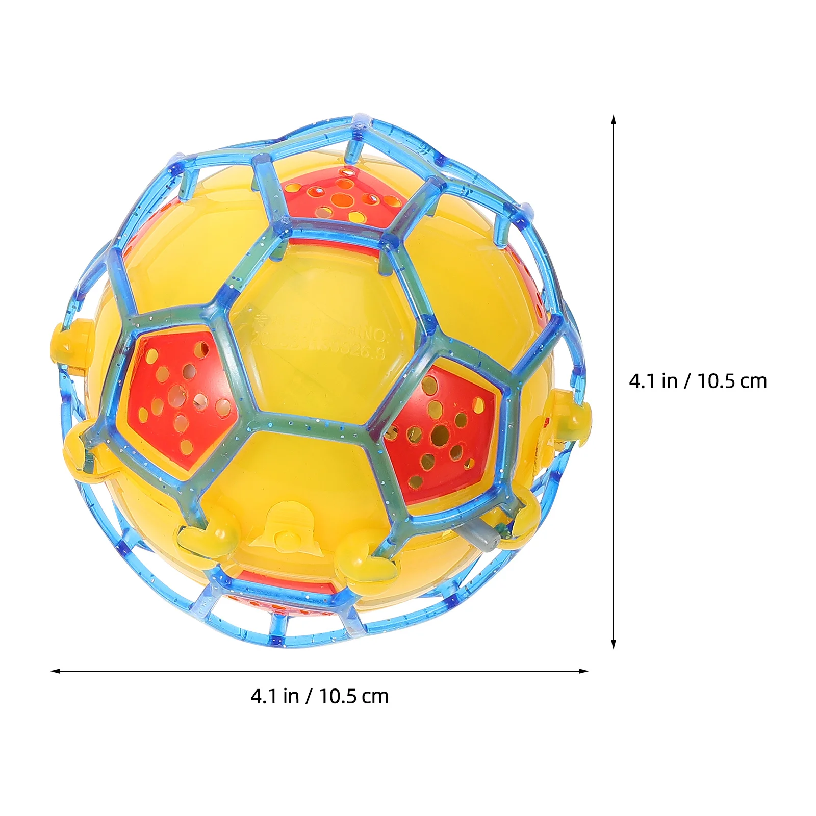 2pcs Luminous Jumping Football For Kids Fine Workmanship Music Light Bouncing Ball Electric Soccer Fun Indoor Outdoor Play Party
