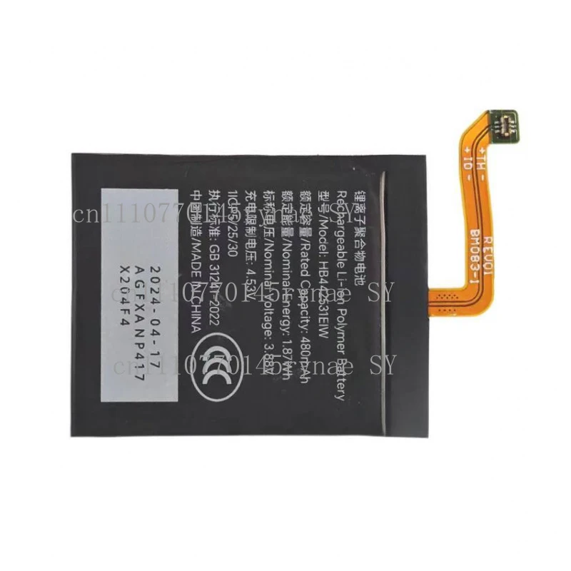 For Honor Watch 4 Pro TUM-L19 New 480mAh HB452532EHW High Capacity Replacement Battery +Free Tools