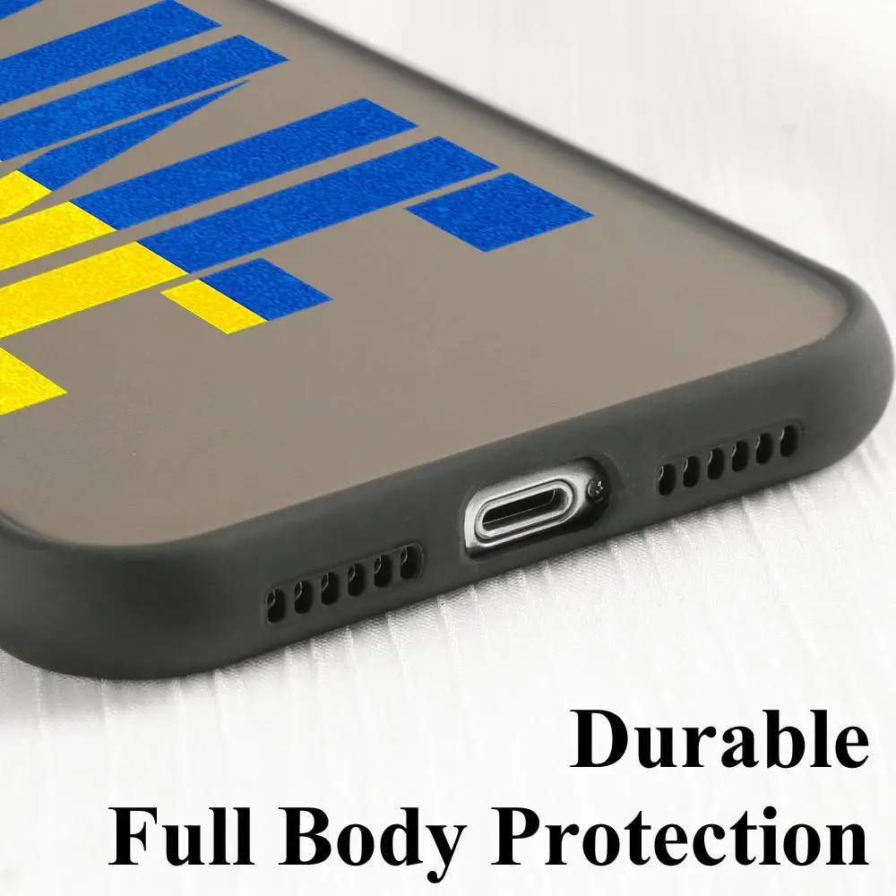 Galaxy A53 5G Phone Case For Samsung A52 A52s A13 A21S A23 A32 A33 A51 A71 A73 Cases Matte Cover Ukraine Flag Girl Art Sunflower